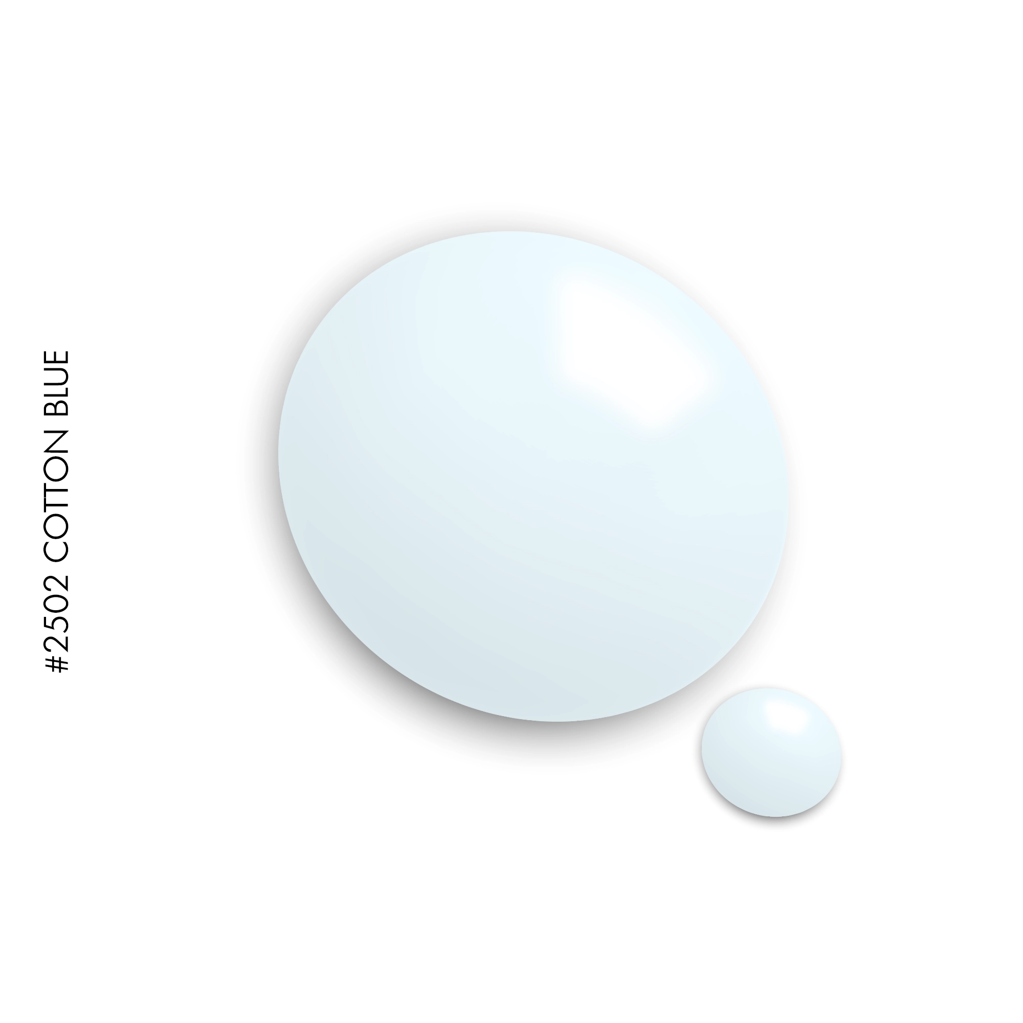 2502 Cotton Blue gel polish